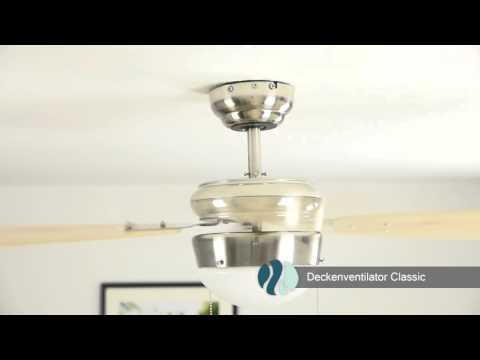 AireRyder Deckenventilator CLASSIC - Satin Nickel | Silber AireRyder Deckenventilator CLASSIC - Satin Nickel | Silber