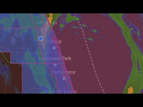 Hurricane Nicole, Inside The Eye!!!
