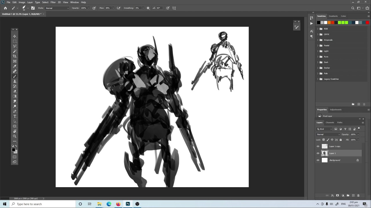 Digital Painting Darkfall Trax