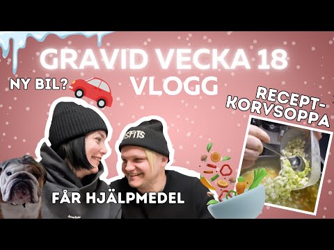 GRAVID VECKA 18, vlogg + recept