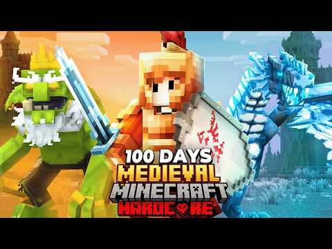 I Survived 100 Days in Medieval Minecraft Hardcore!