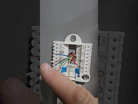 Traditional thermostat color code. #diy #hvactech #hvacmaintenance