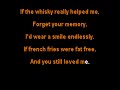 Alan Jackson  - If French Fries Were Fat Free - clay wood karaoke