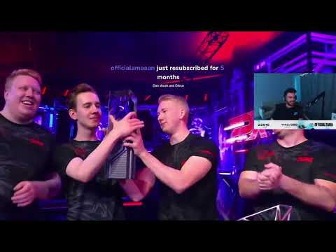 Tarik reaction to FPX lifting the trophy