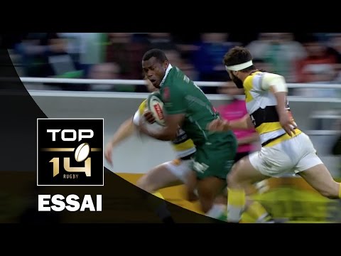 TOP 14 ‐ Essai Watisoni VOTU (PAU) – Pau-La Rochelle – J22 – Saison 2016/2017
