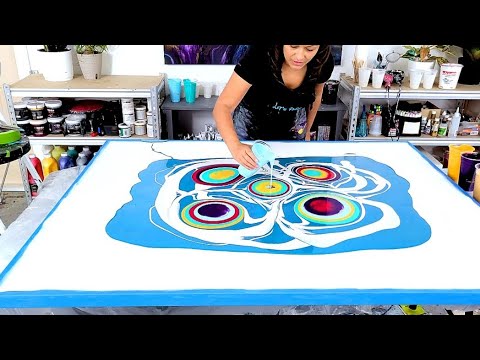 🤯 What A CRAZY Ride! The Finished Result is TOTALLY Different! - Metamorphosis - Acrylic Pouring