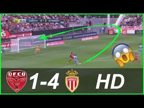 Dijon VS Monaco 1-4 - All Goals & Extended Highlights - Ligue 1 13/08/2017 HD