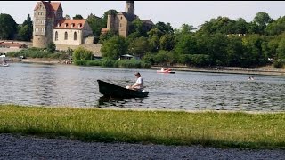 Dewalt DCD 795 Akkuschrauber extrem Test Antrieb Ruderboot Süßer See Seeburg im Mansfelder Land