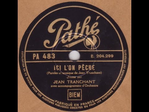 Jean Tranchant  "  Ici  l'on pêche "  1934