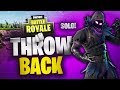 Throwback | Solo Win | Fortnite | No Commentary