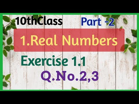 10thClass, Real Numbers, Exercise 1.1, Q.No.2,3 @mathsworldmakessmartintelugu