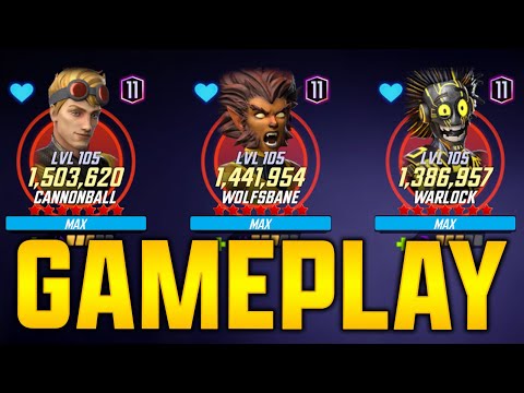 NEW MUTANTS GAMEPLAY - MARVEL Strike Force - MSF