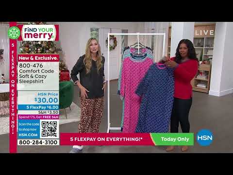 Comfort Code Soft   Cozy Sleepshirt