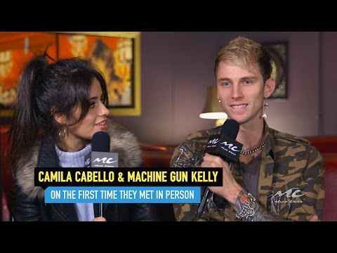 Camila Cabello and Machine Gun Kelly on Meeting in Person