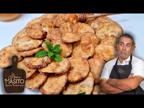 👉🏻 BERENJENAS fritas con MIEL 🐝 una RECETA FACIL y que esta que flipas😍