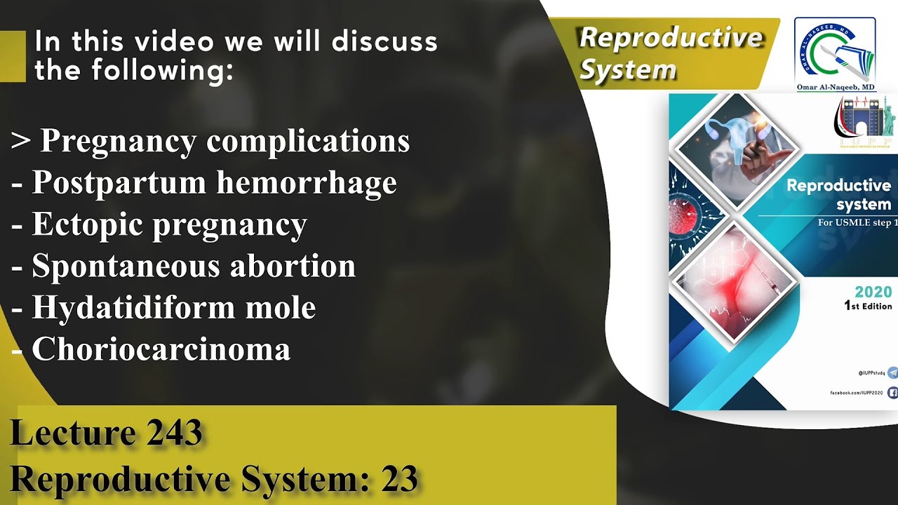 Postpartum hemorrhage| Ectopic pregnancy |Spontaneous abortion | Hydatidiform mole |Choriocarcinoma