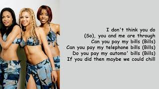 Bills, Bills, Bills by Destiny&#39;s Child (Lyrics)