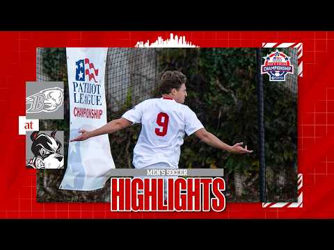 Highlights: Men's Soccer Patriot League First Round vs. Bucknell (11/8/2025)