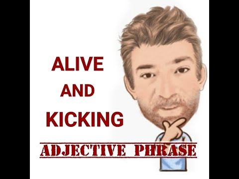 Alive and Kicking - Adjective Phrase (171) Origin - English Tutor Nick P