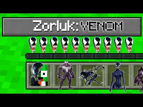 VENOM ZORLUK SEVİYESİ! 😱 - Minecraft