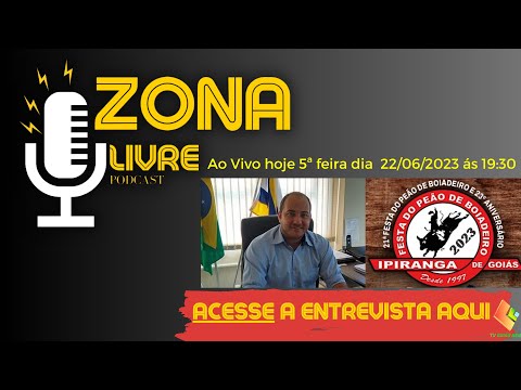 podcast com o prefeito de Ipiranga de Goias Alex do Gas