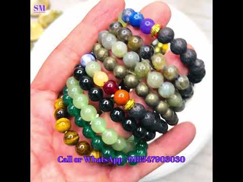 Wholesale Gemstone Healing Crystal Bracelet Reiki and Spiritual Jewelry