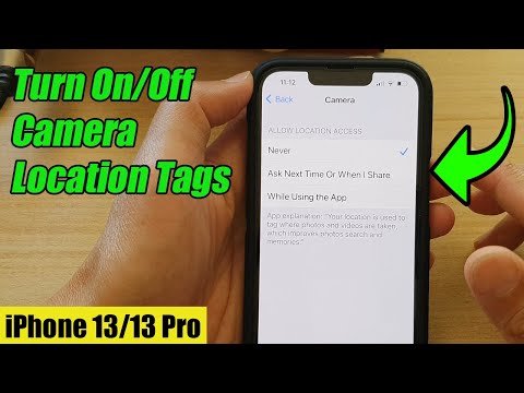 iPhone 13/13 Pro: How to Turn On/Off Camera Location Tags