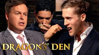 Entrepreneur Tastes Dog Food to Impress Dragons | Dragons’ Den