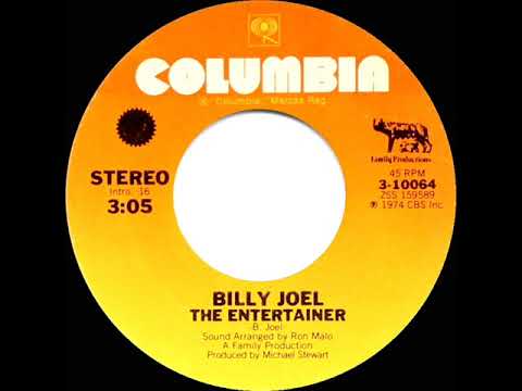 1975 HITS ARCHIVE: The Entertainer - Billy Joel (stereo 45 “cut it down to 3-oh-5” single version)