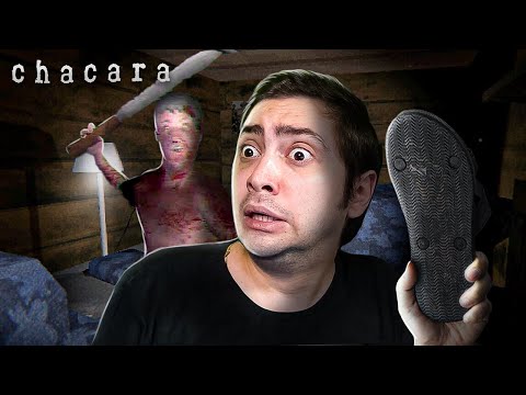 alanzoka jogando Chacara, jogo de terror