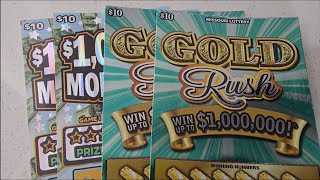 MO Lottery - 4 Beautiful Tickets - Let's go! 🔥🔥🔥 How many can we win on🤑 Time to shine!💎 #missouri 