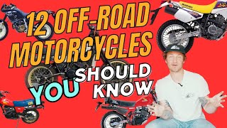 The ultimate beginners guide of budget motorcycles to start riding off-road.