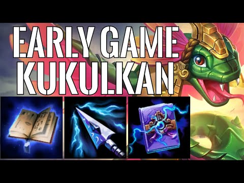Late Game Gods Winning Early! Kukulkan Mid Gameplay (Smite Ranked Conquest)