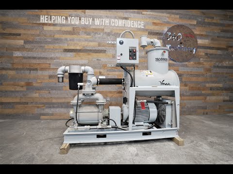Dekker VMax 40 HP 550 CFM Vacuum Pump W/6,717 Hours