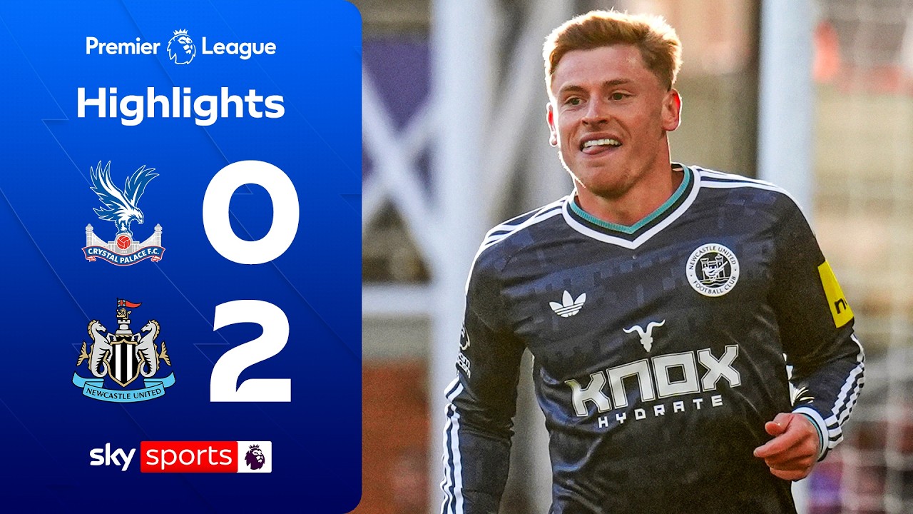 Magpies secure much-needed win! 🔲 | Crystal Palace 0-2 Newcastle | Premier League highlights
