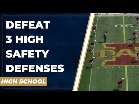Keys to Beating the 3 High Safety Defense in High School Football