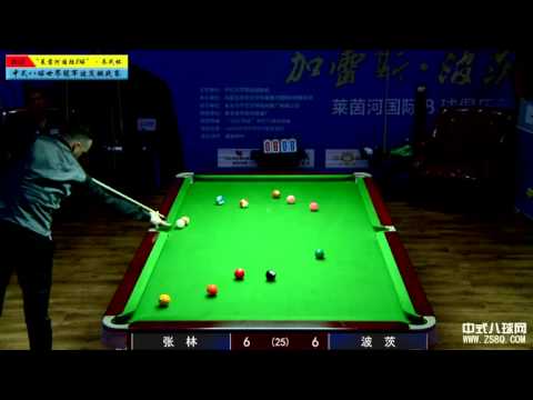 Gareth Potts VS Zhang Lin Potts Chinese 8 Ball Challenge Competition