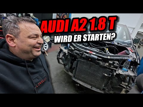 Audi A2 1.8 T - er ist fertig gebaut ,  wird er starten?