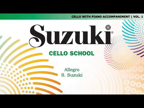 Suzuki Cello 1 - Allegro - S. Suzuki [Score Video]