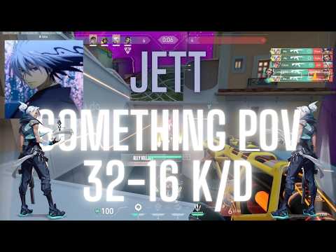 PRX something POV Jett on Pearl 32-16 K/D (VALORANT Pro POV)