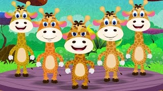Five Little Giraffes - Nursery Rhymes Songs I Children Rhyme I Kindergarten Baby Song I Toddler Kids