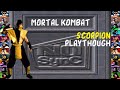 Mortal Kombat 1 Mugen SCORPION MK1 Playthrough No Sync