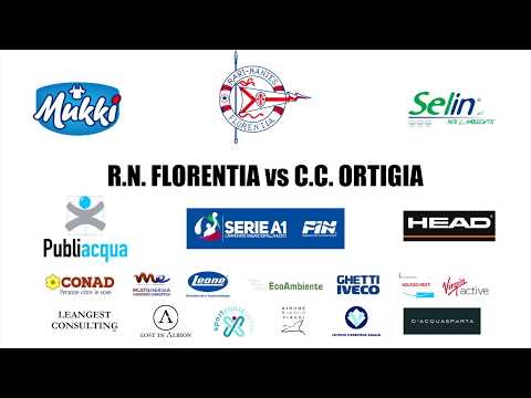 RARI NANTES FLORENTIA vs C.C. ORTIGIA - Serie A1 - 3' Giornata Ritorno 2018/2019