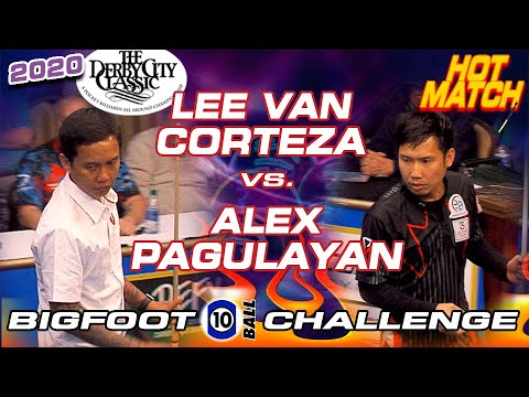 HOT MATCH: Lee Vann CORTEZA vs. Alex PAGULAYAN - 2020 DERBY CITY CLASSIC BIGFOOT 10-BALL CHALLENGE