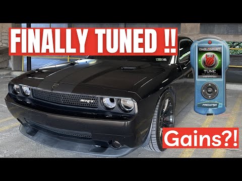 I INSTALLED A DIABLO 93 TUNE ON MY SRT8 CHALLENGER ! 25 WHP?! 😱
