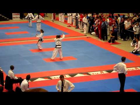 ITF World Cup Brighton 2012 - Womens 3rd dan patterns - Canada vs New Zeanland - Yoo-Sin