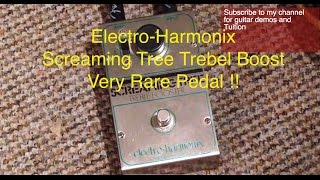 Video thumbnail for Electro Harmonix Screaming Tree Treble Booster Demo by Dom Winter
