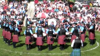 preview picture of video 'Peel Regional Police Pipe Band Gr 1 Medley Maxville August 2009'