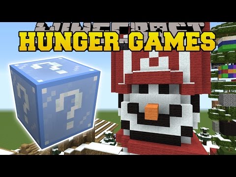 Minecraft: CHRISTMAS VILLAGE HUNGER GAMES - Lucky Block Mod - Modded Mini-Game