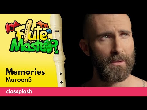 Memories - Maroon 5 | Recorder Lesson by Flute Master